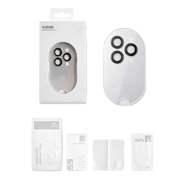 X-LEVEL iPhone 16 Pro / 16 Pro Max AR Spotlight Series Camera Lens Protector