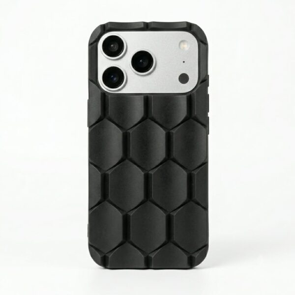Luxury 3D Geometric Armor Case for iPhone – Premium Shockproof Protective Cover